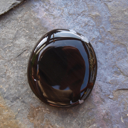 Obsidián vločkový,placka — foto 2