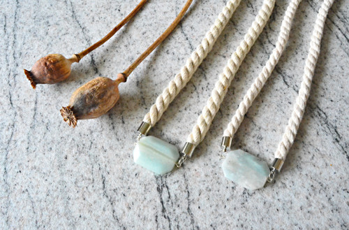 Náhrdelník Silver Rope Line Amazonite — foto 4