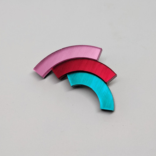 Rainbow - Red / Brož — foto 2