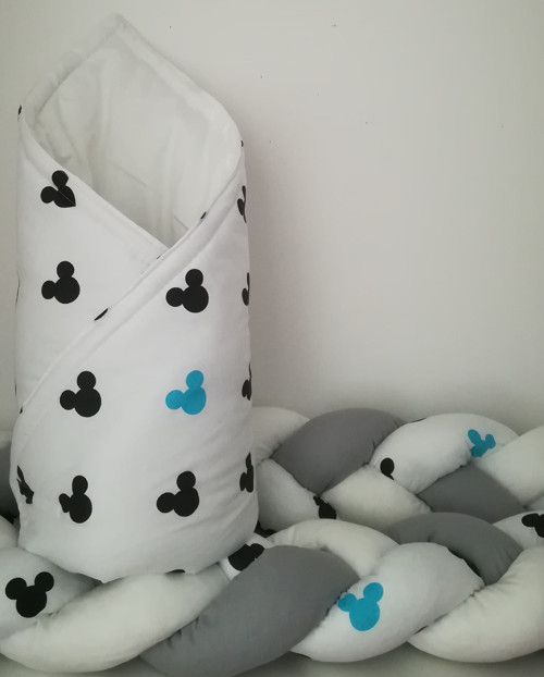 Set do postýlky Mickey tyrkys — foto 2