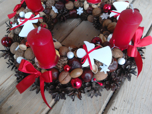Advent přírodní s andílky — foto 3