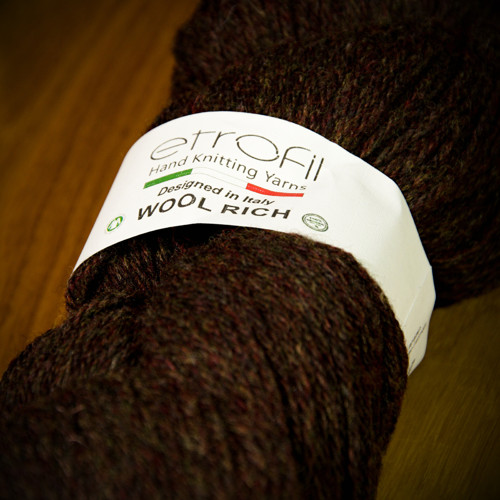 Bio příze merino- hnědá — foto 3