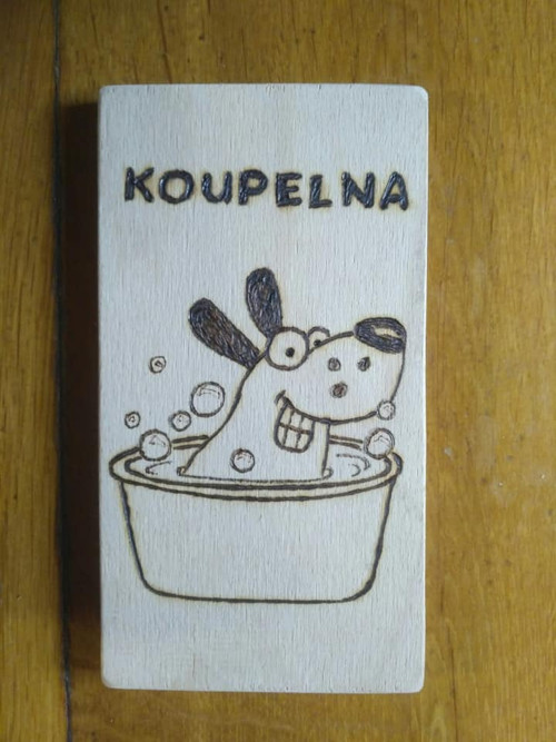 Cedulka KOUPELNA — foto 2