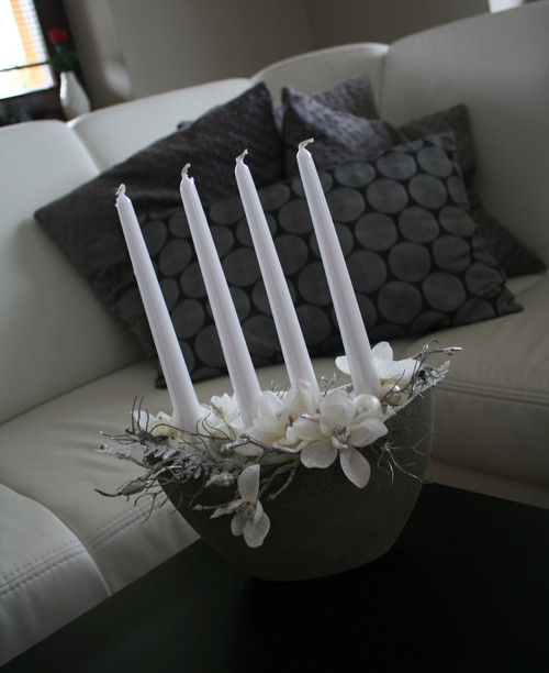 Adventní lodička s magnoliemi — foto 3