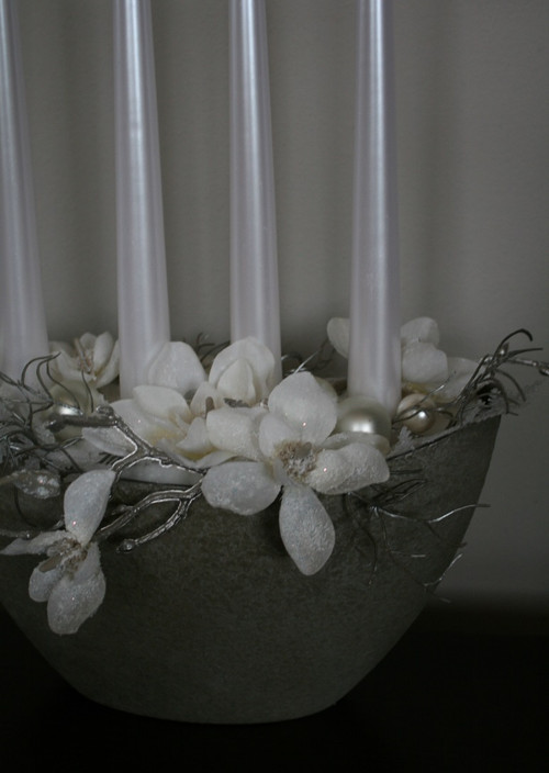 Adventní lodička s magnoliemi — foto 4