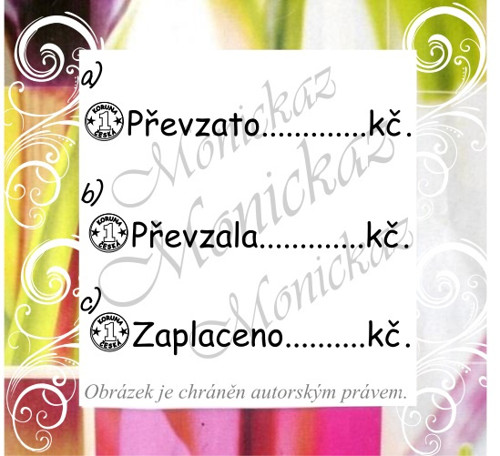 Převzato 114 a). Razítko. — foto 2