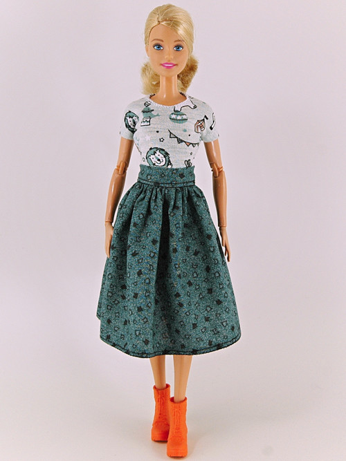 Barbie - Sukně zelená — foto 2