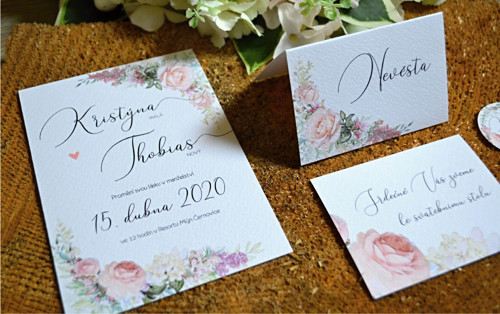 Svatební oznámení Roses 2 — foto 2