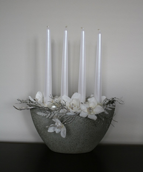 Adventní lodička s magnoliemi — foto 2