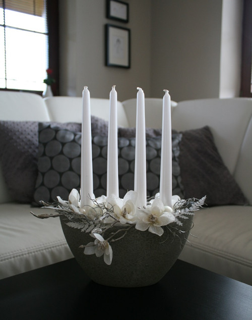Adventní lodička s magnoliemi — foto 5
