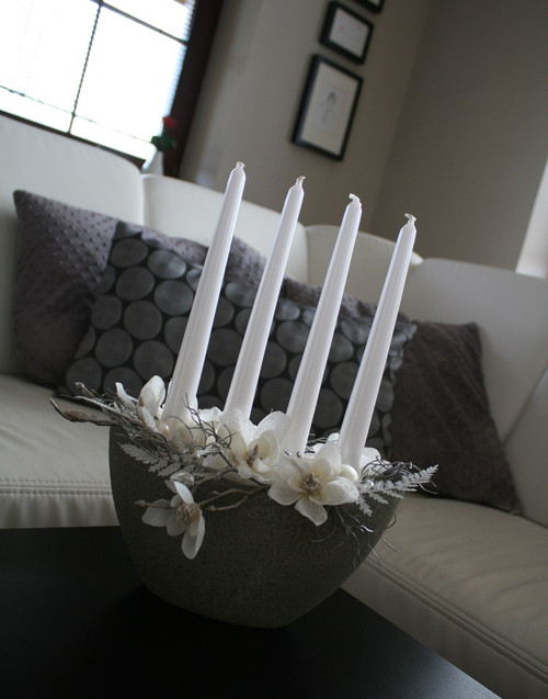 Adventní lodička s magnoliemi — foto 6