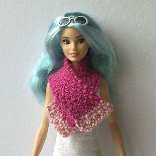 Oblečky pro Barbie - šála — foto 4