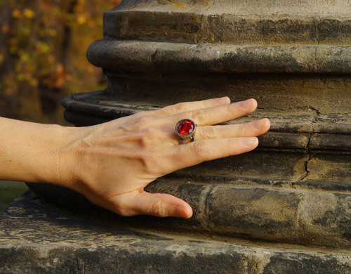 Nerezový prsten ..." Red queen " — foto 6
