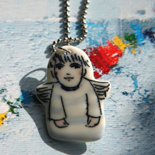Andělské hlídání (porcelán) — foto 3