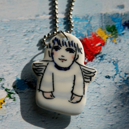 Andělské hlídání (porcelán) — foto 2