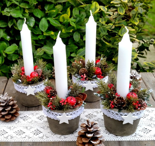 Advent v přírodním stylu - sada — foto 2