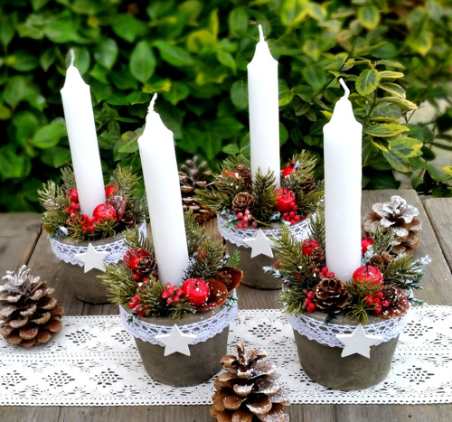 Advent v přírodním stylu - sada — foto 3