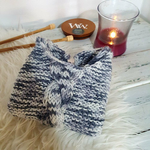Dětská pletená (MERINO) vesta s copem — foto 2