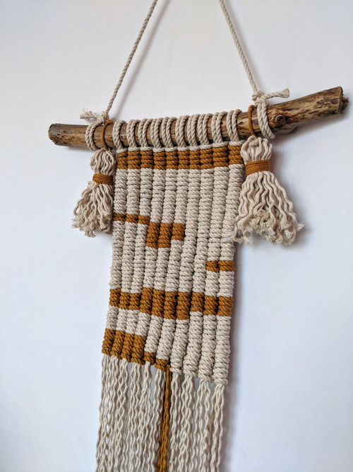 Macramé BOHO dekorácia — foto 4