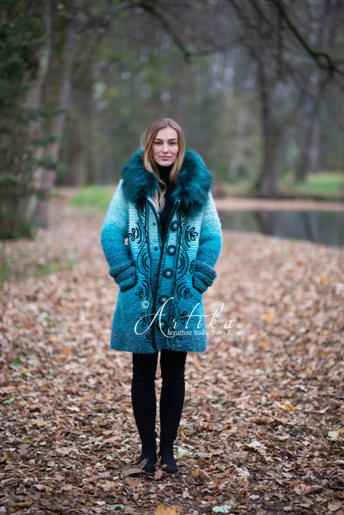 Kabátik - Happy Turquoise Blue — foto 3