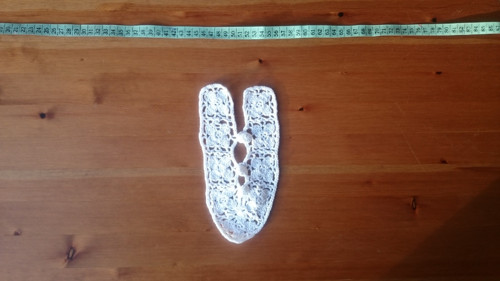 Háčkovaná vsadka s knoflíky — foto 2
