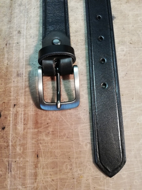 Opasek 3cm černý — foto 2