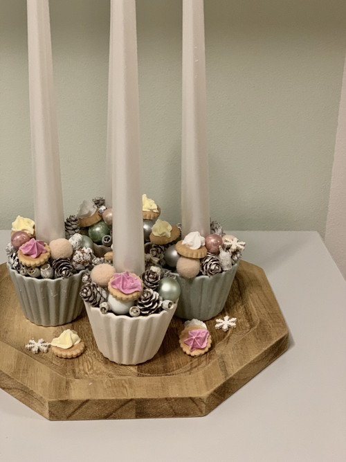 Adventní dekorace CupCakes — foto 4