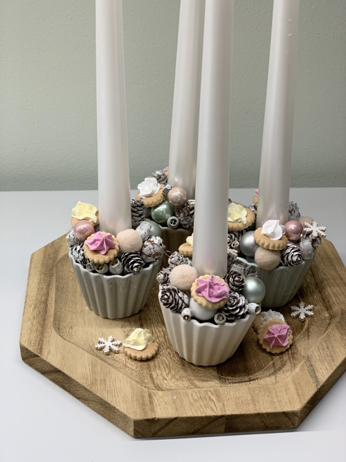 Adventní dekorace CupCakes — foto 3