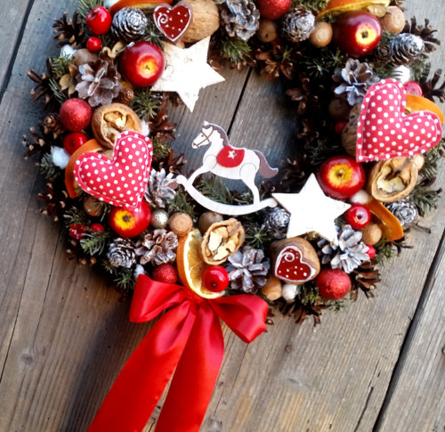 Adventní věnec s koníkem — foto 3