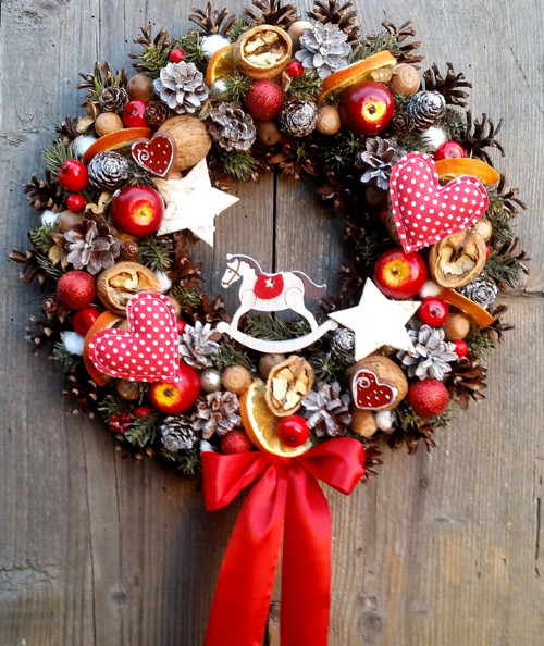Adventní věnec s koníkem — foto 2