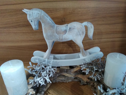 Velký adventní věnec s koníkem — foto 4