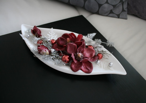 Vánoční dekorace s magnoliemi — foto 2