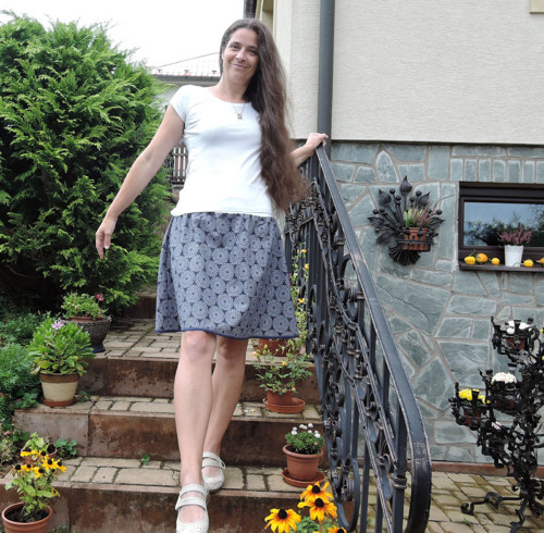 Sukně "S láskou k modrotisku" — foto 3