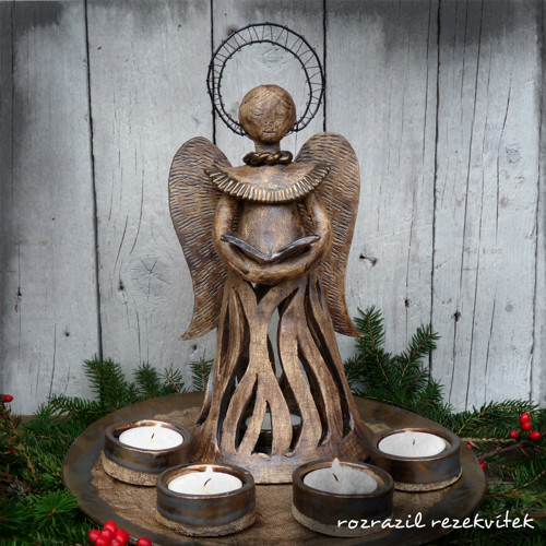 Anděl - svícen nejen adventní — foto 6