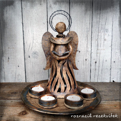 Anděl - svícen nejen adventní — foto 2