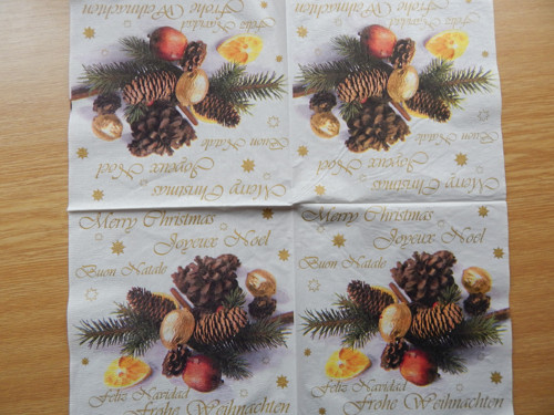 Vánoční papírový ubrousek č.2 — foto 2