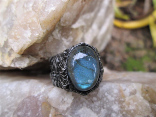 Prsten ,, Mystery " s labradoritem — foto 4