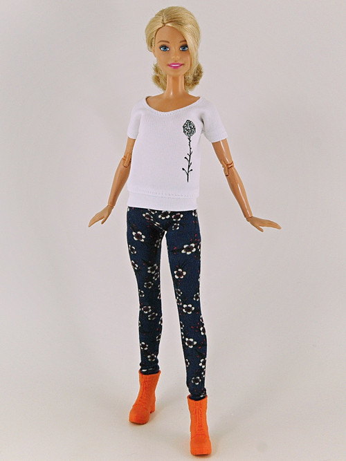 Barbie - Legíny modré — foto 2