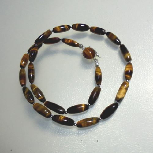 Náhrdelník - Tygří oko /1 — foto 2
