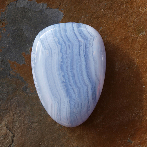 Chalcedon krajkový AAA, placka — foto 2