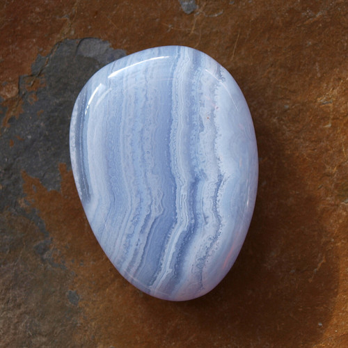 Chalcedon krajkový AAA, placka — foto 2