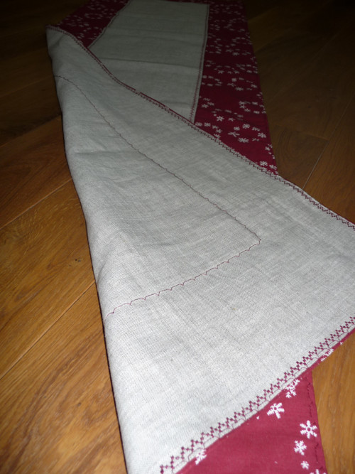 Lněný oboustranný běhoun-100x30-na přání — foto 2