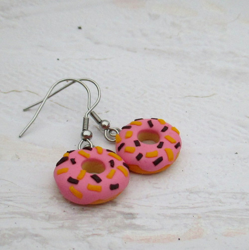 Náušnice donuty — foto 2