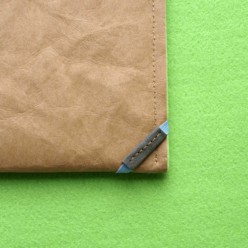 Obal na tablet - bronz/zelený (pro leváky) — foto 2