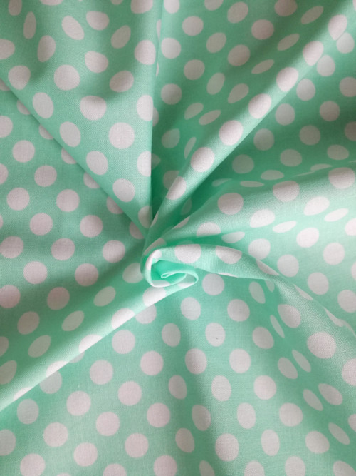 Bavlnená látka Ta Dot - Seafoam — foto 2