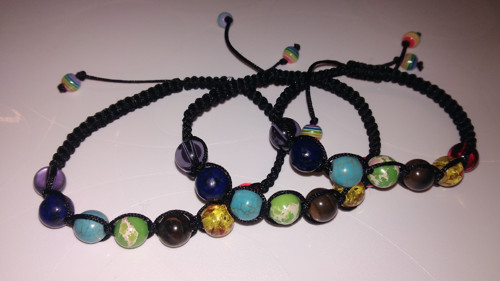 Náramek alá čakra (shamballa náramek) — foto 3