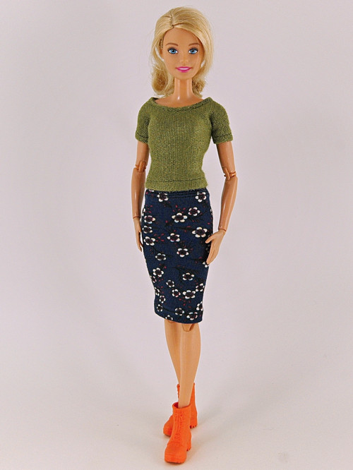 Barbie - Sukně modrá — foto 2