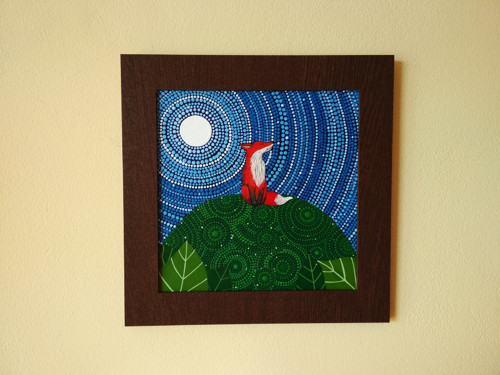 Liška 16x16 s rámečkem — foto 2