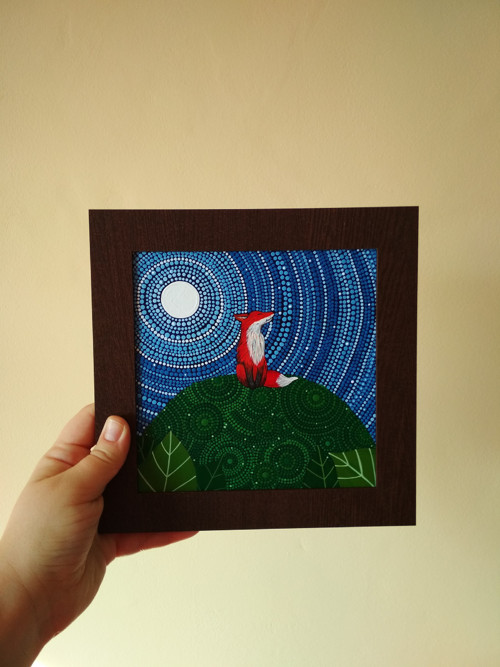 Liška 16x16 s rámečkem — foto 4