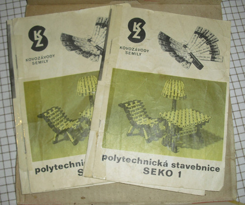 Retro, polytechnická STAVEBNICE SEKO 1, originál — foto 4